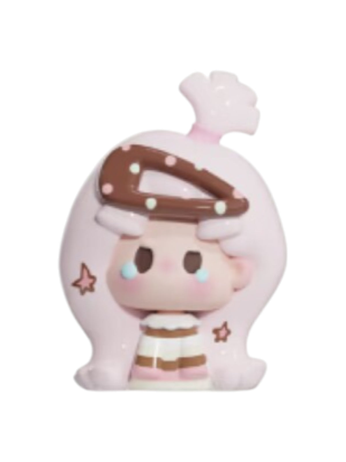 Nunu Choco Bean mini bean figure from the Nunu V3 Mini Hair Clip series