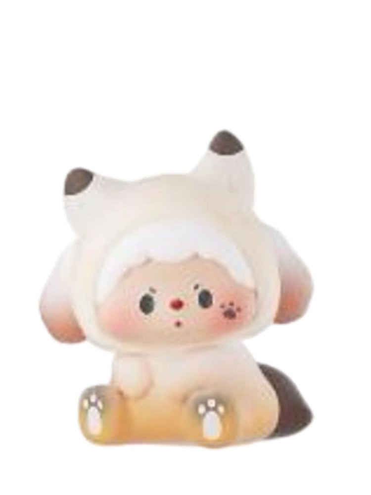 Luludog Roasted Chestnut pop bean mini figure from the Mini Monster Brawl series