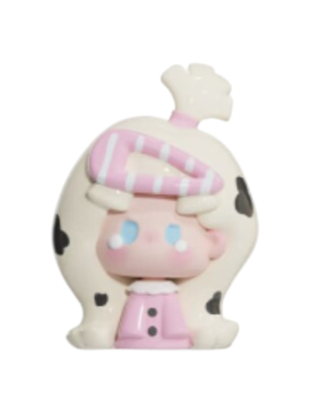 Nunu Strawberry Milk Candy mini bean figure from the Nunu V3 Mini Hair Clip series