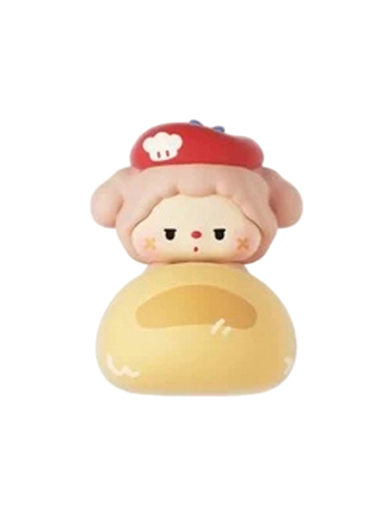 Luludog Bread Chef pop bean mini figure from the Lulu Is Here series