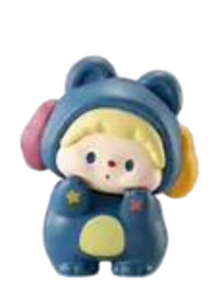 Luludog Retro Bear pop bean mini figure from the Bear Party V1 series