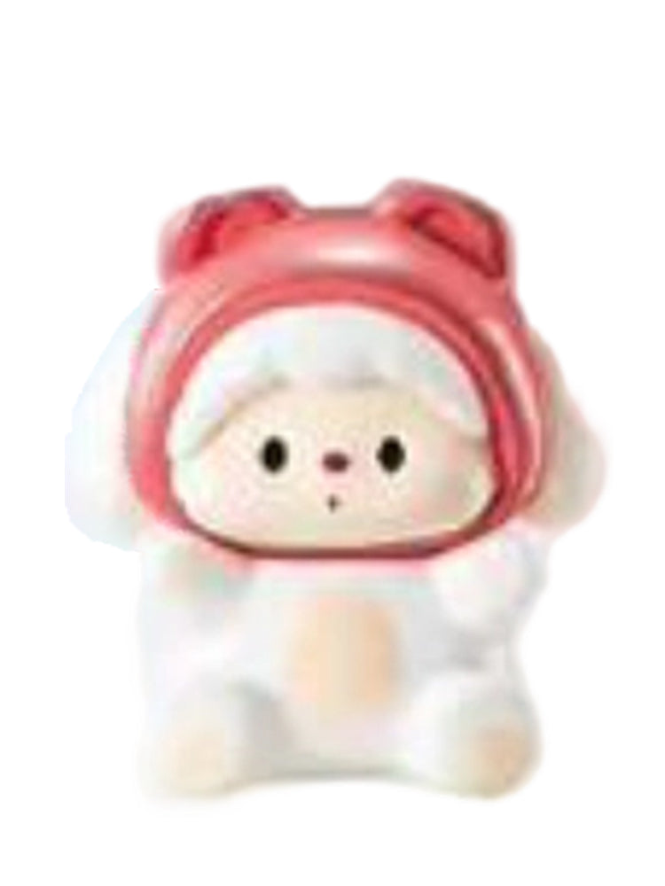 Luludog Mushroom Bear pop bean mini figure from the Bear Party V1 series