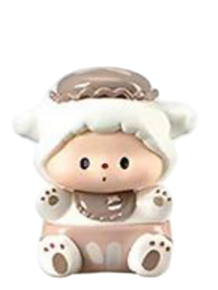 Luludog Little Mushroom pop bean mini figure from the Baby Diary series