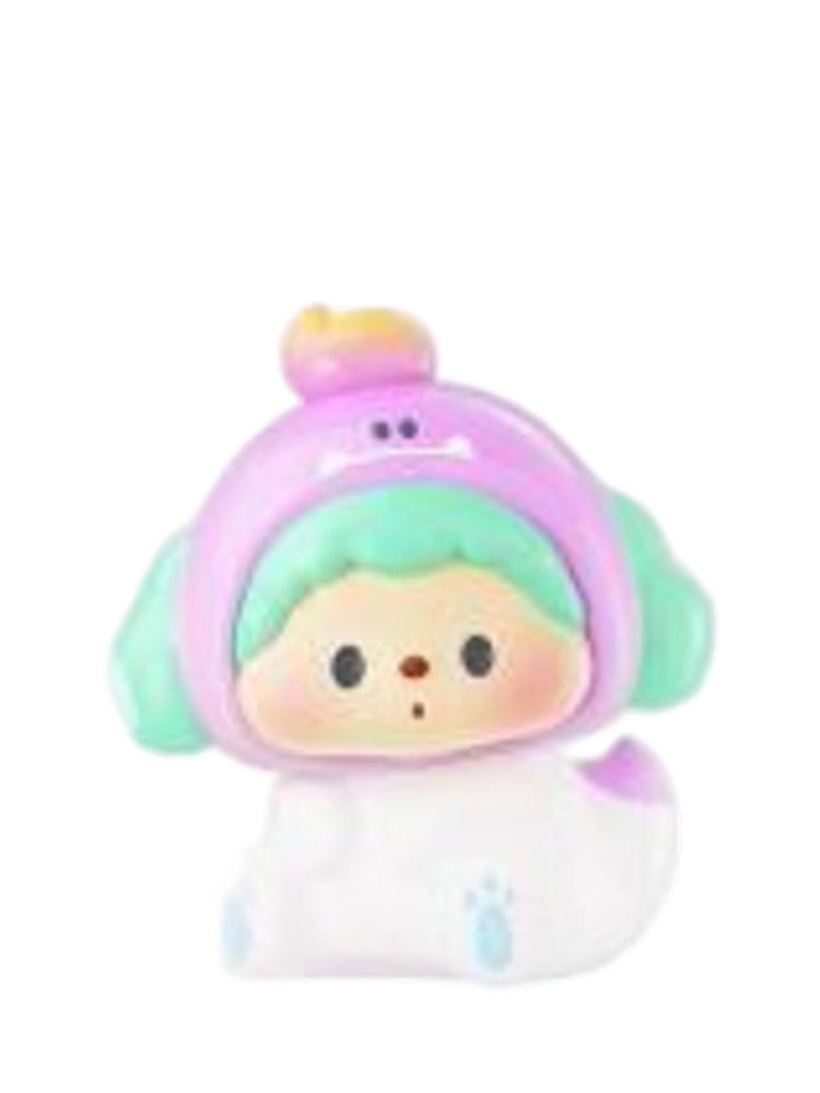Luludog Fang Monster pop bean mini figure from the Mini Monster Brawl series