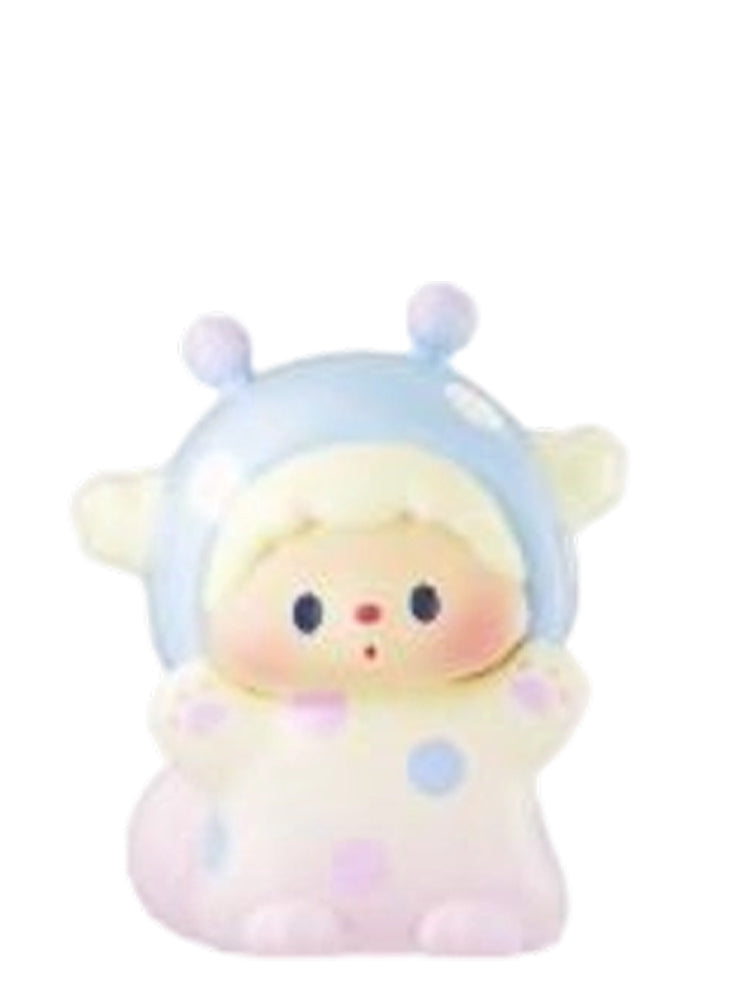 Luludog Space Baby pop bean mini figure from the Mini Monster Brawl series