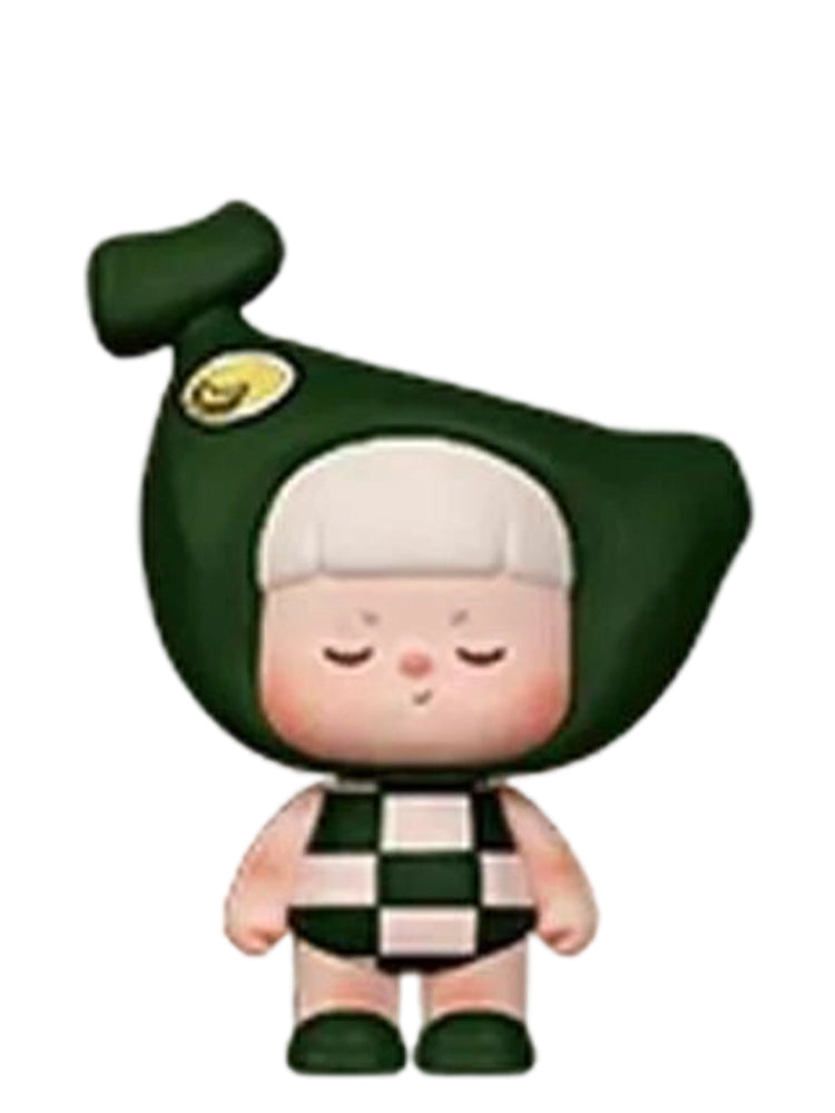 Green Plaid, Buer So Many Bananas Mini Bean collectible figure