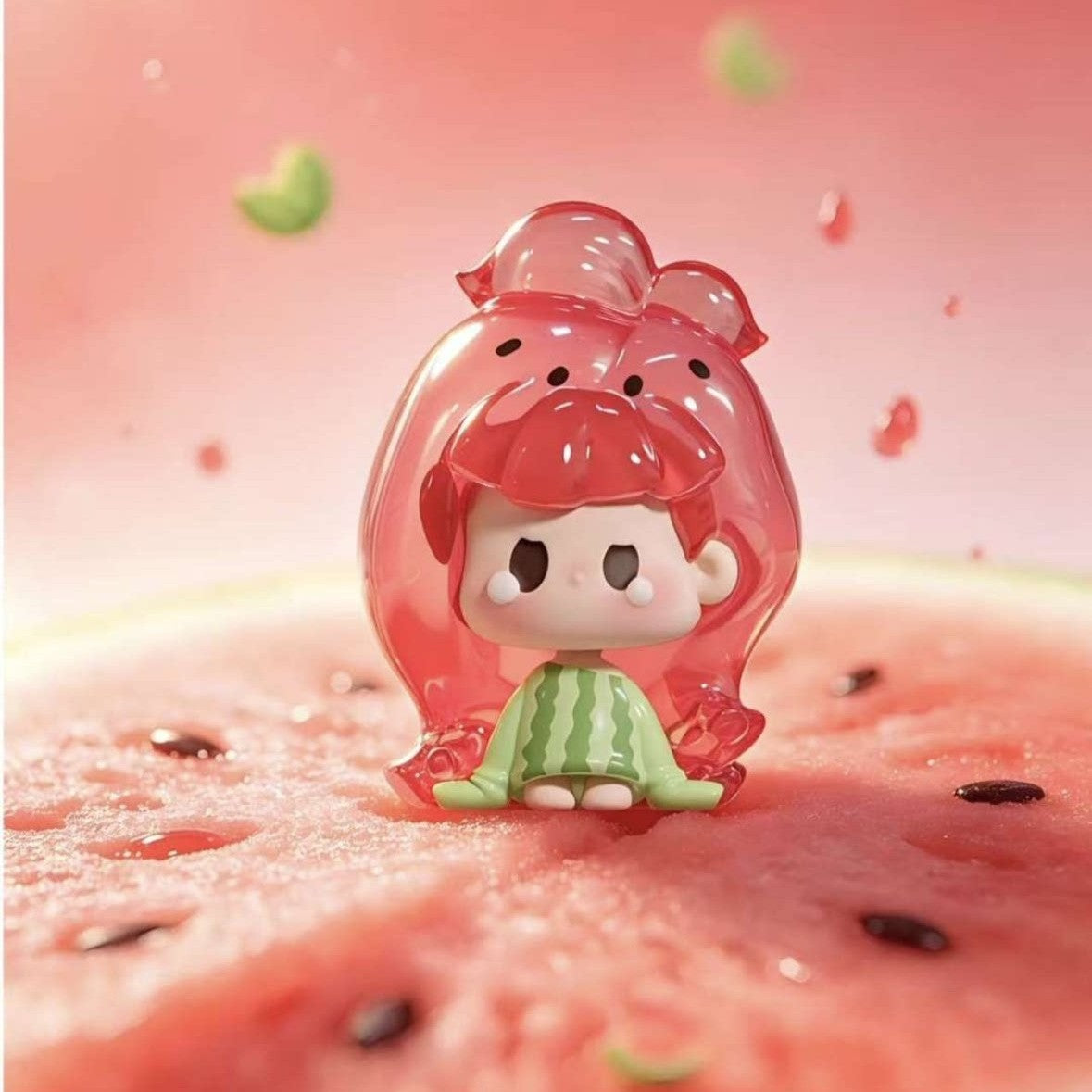 Nunu Watermelon Pop mini bean, Nunu V2 Remix series official scene