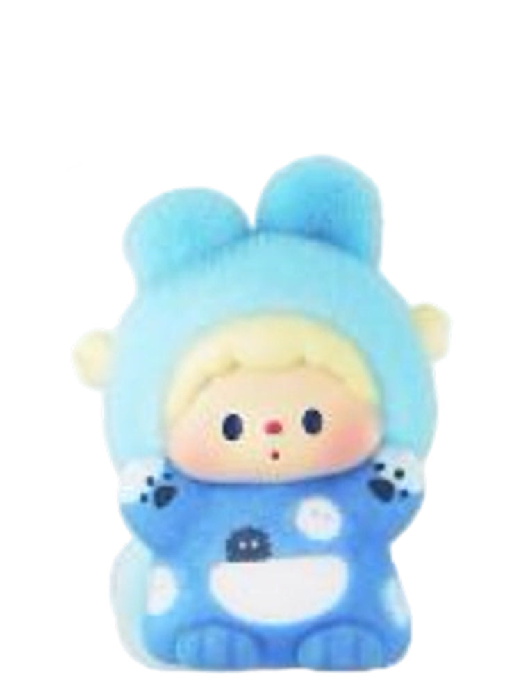 Luludog Fluffy Sootball Small Secret pop bean mini figure from the Mini Monster Brawl series