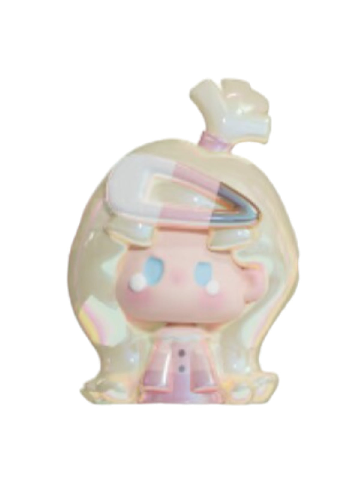 Nunu Tricolor Ice Cream Special mini bean figure from the Nunu V3 Mini Hair Clip series