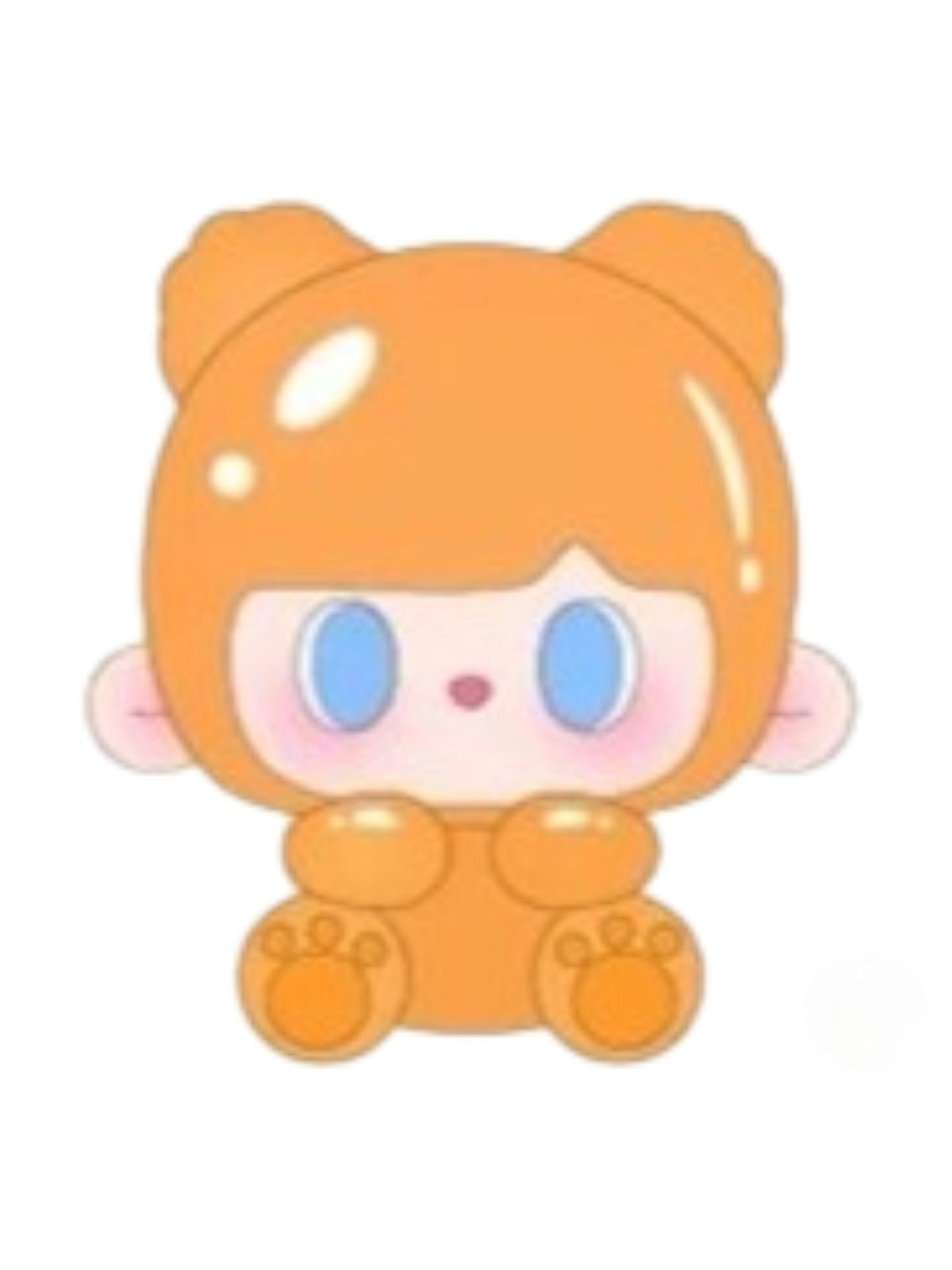 Sweet Orange QQ, Tutubear Gen1 Happy Party Mini Bean collectible figure