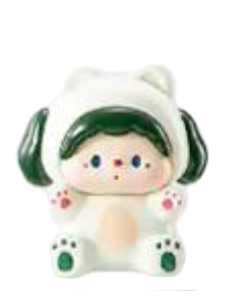 Luludog Christmas Bear pop bean mini figure from the Bear Party V1 series