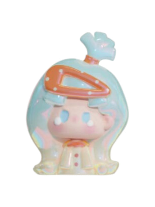 Nunu Orange Soda mini bean figure from the Nunu V3 Mini Hair Clip series