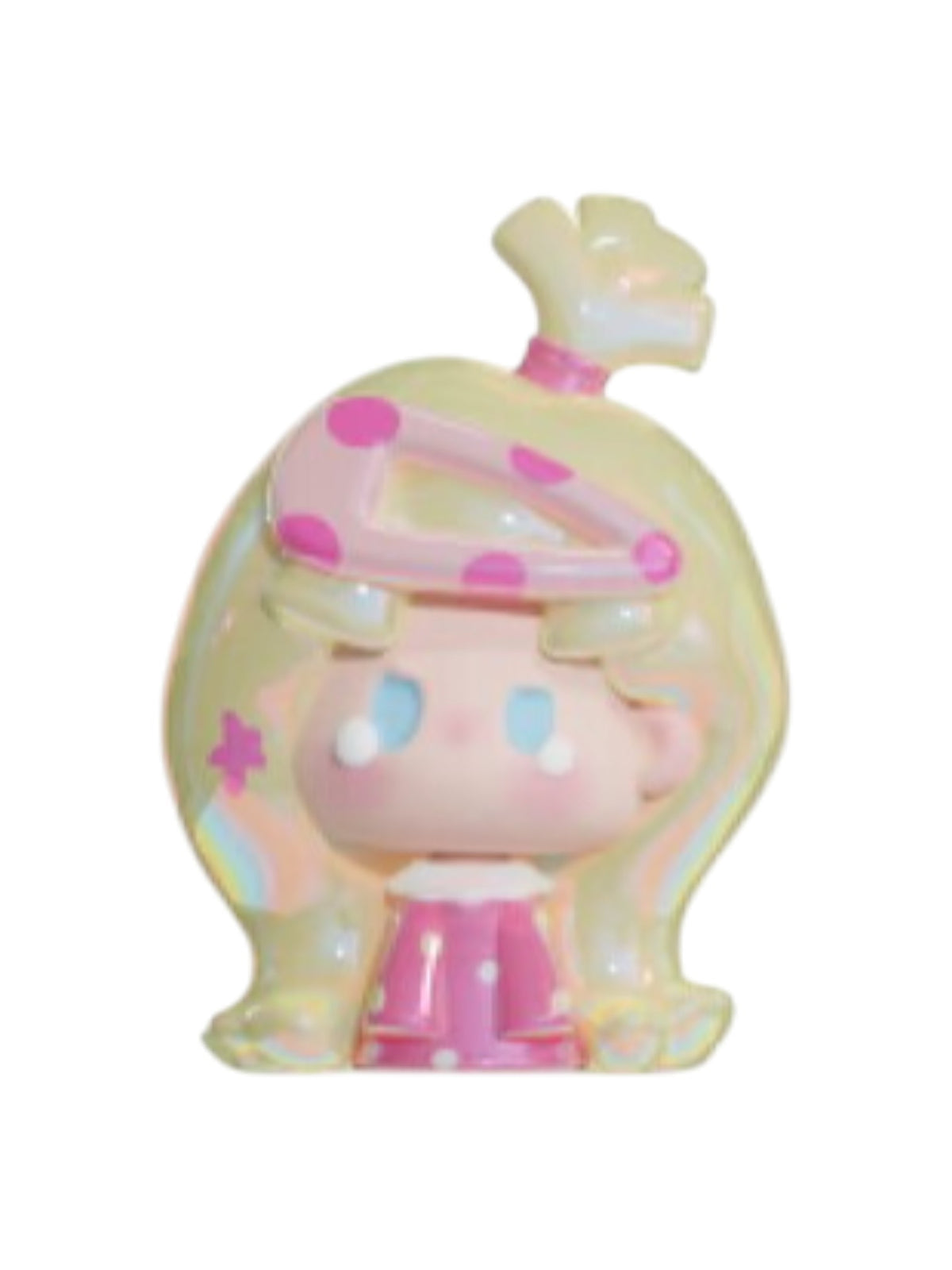 Nunu Grumpy Sweetheart mini bean figure from the Nunu V3 Mini Hair Clip series