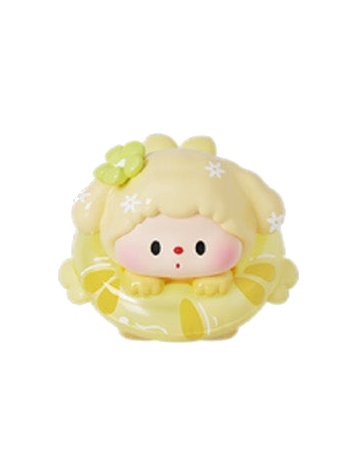 Luludog Lemon Jelly pop bean mini figure from the Summer Journal series