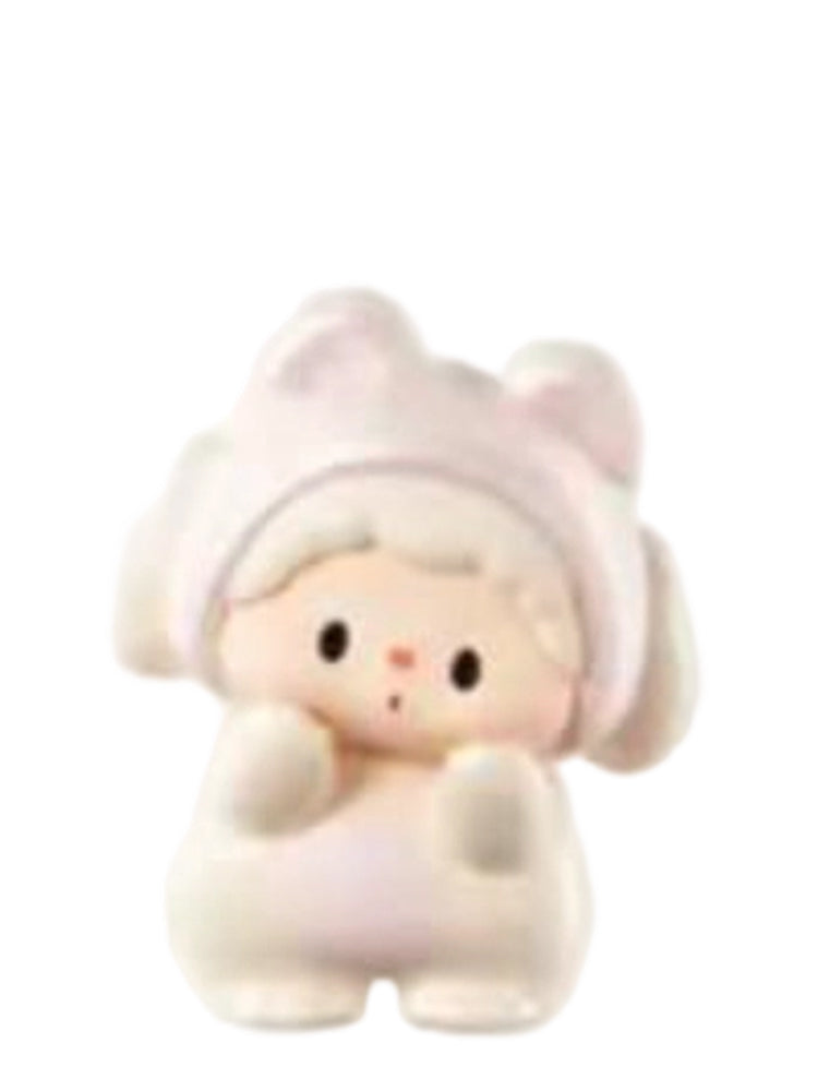 Luludog Cute Bear pop bean mini figure from the Bear Party V2 Spring Picnic series