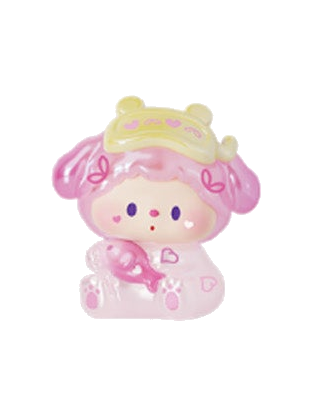 Luludog Romantic Vacation Super Secret pop bean mini figure from the Summer Journal series