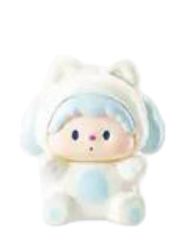 Luludog Arctic Bear pop bean mini figure from the Bear Party V1 series