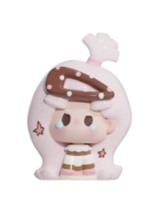 Nunu Choco Bean mini bean figure from the Nunu V3 Mini Hair Clip series