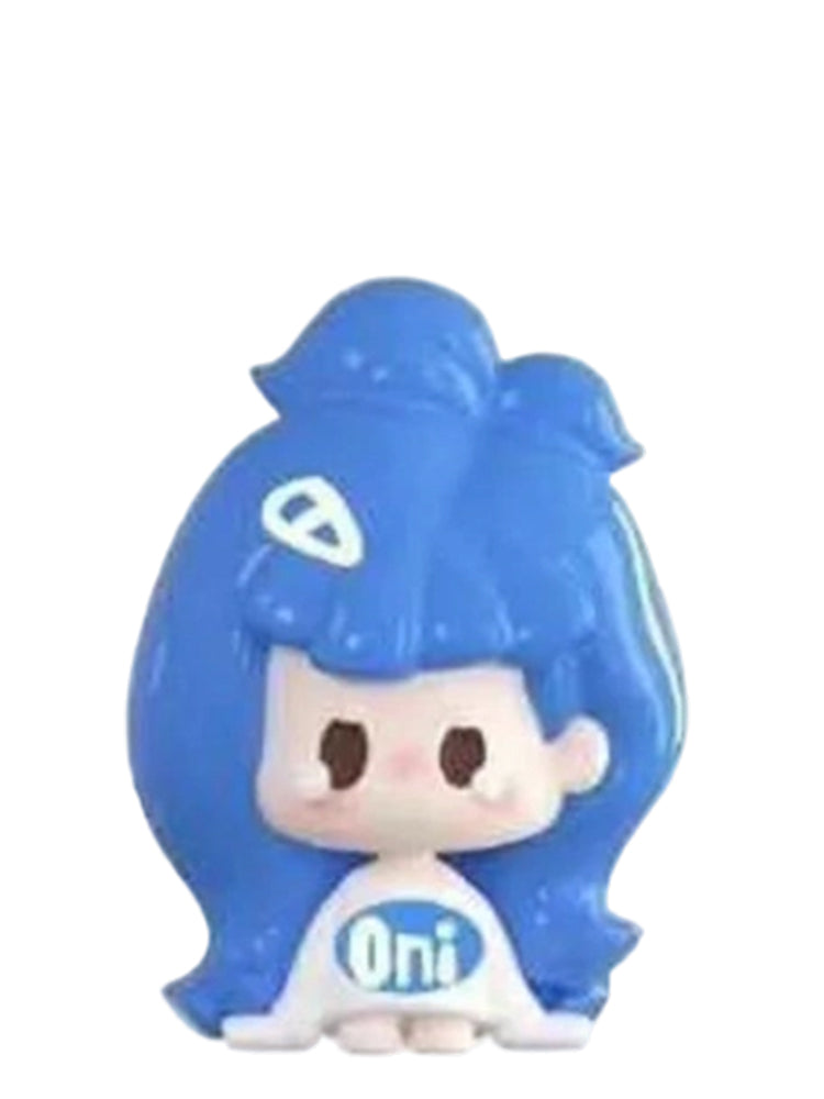 Nunu Klein Blue mini bean figure from the Nunu Outfit Of The Day series