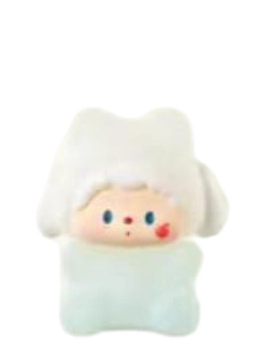 Luludog Sea Salt Slush Small Secret pop bean mini figure from the Bear Party V2 Spring Picnic series