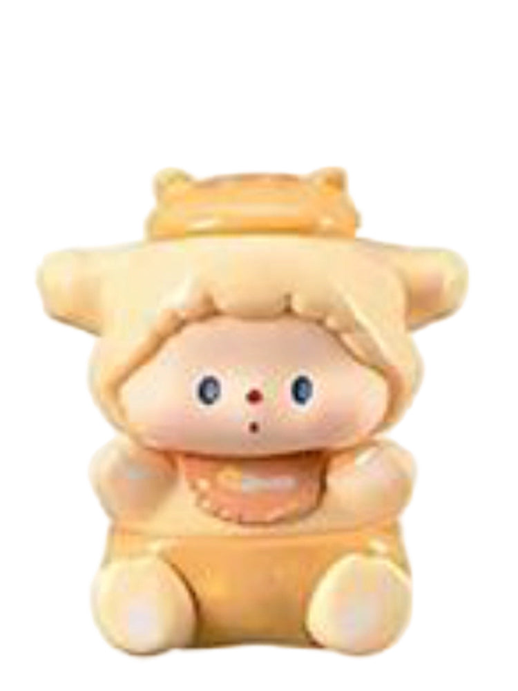 Luludog Little Orange pop bean mini figure from the Baby Diary series
