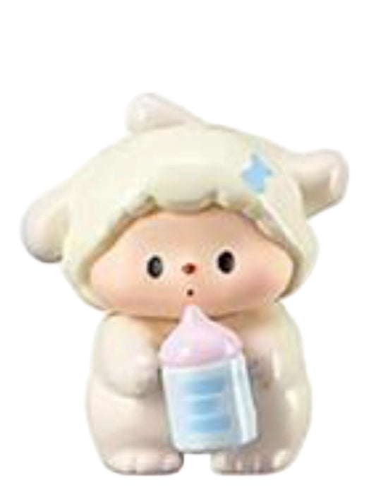 Luludog Milky pop bean mini figure from the Baby Diary series