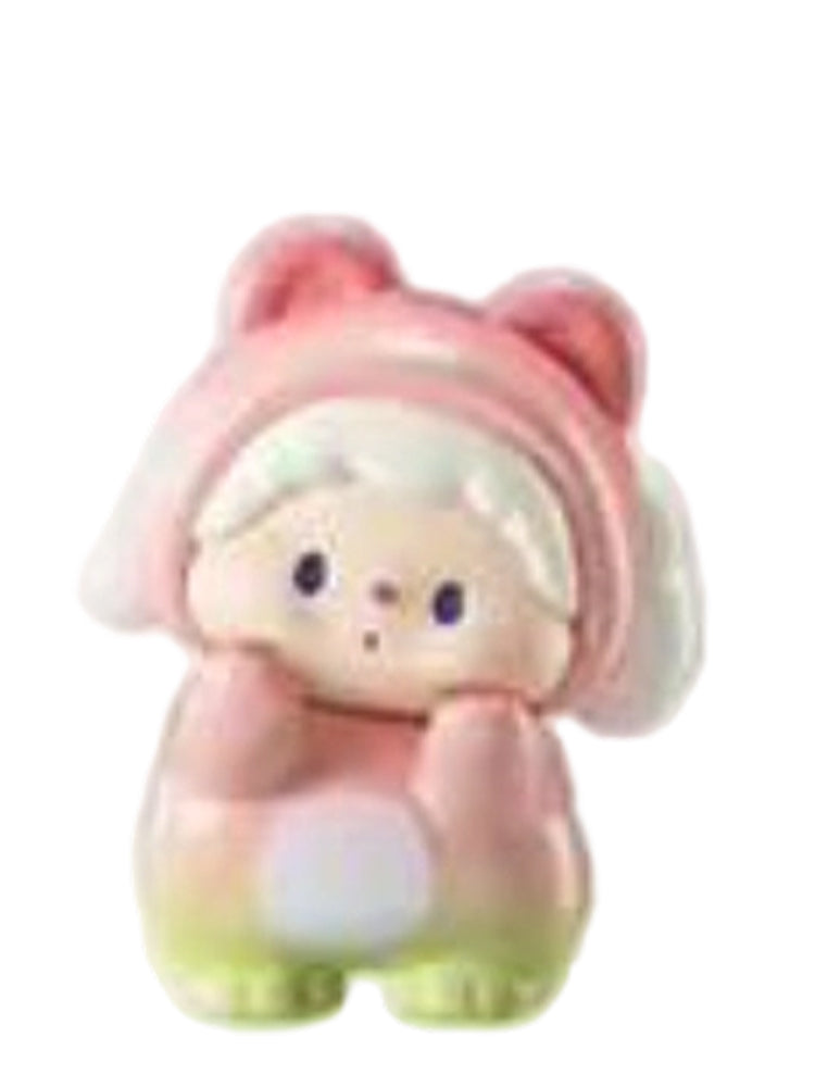 Luludog Peachy Bear pop bean mini figure from the Bear Party V1 series