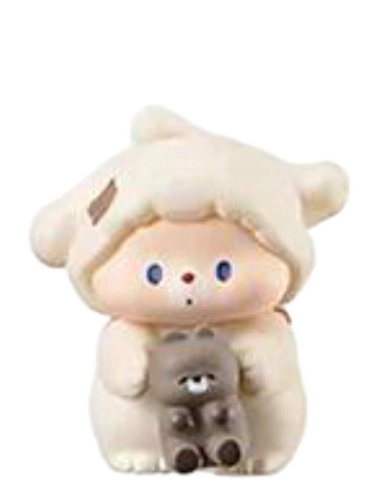 Luludog Teddy Bear pop bean mini figure from the Baby Diary series