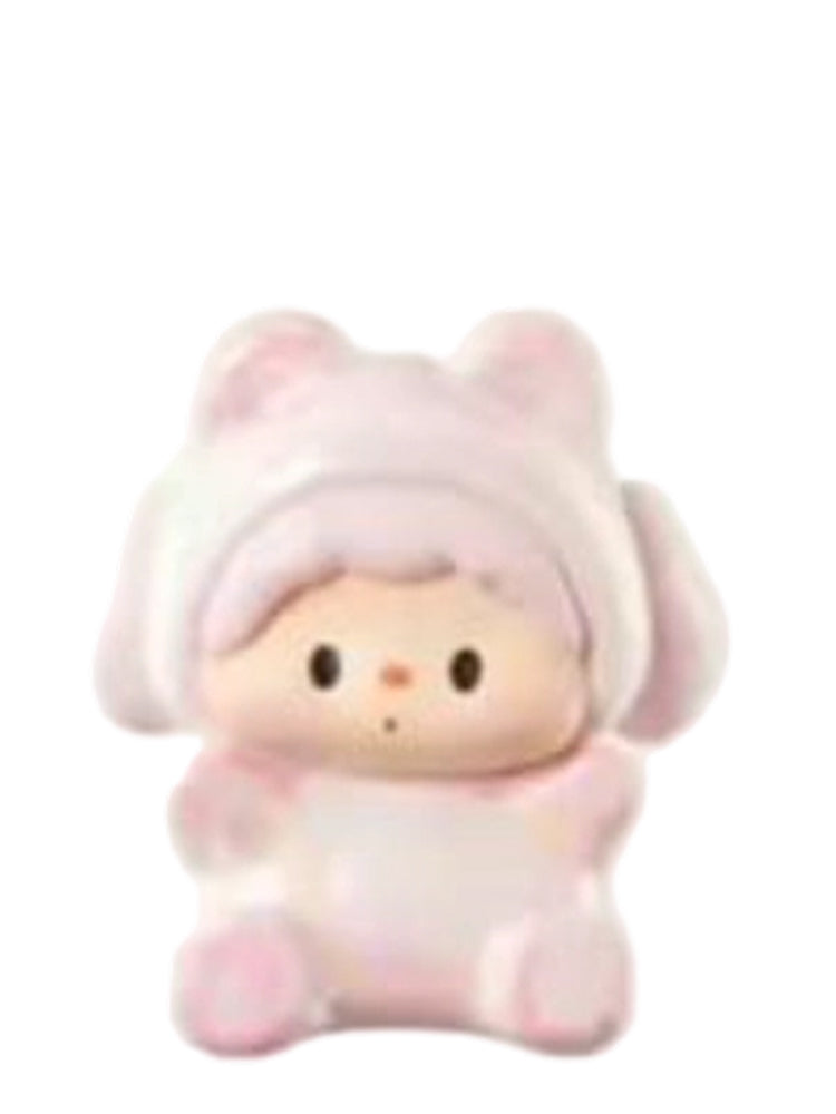 Luludog Pink Bubbles Special pop bean mini figure from the Bear Party V2 Spring Picnic series