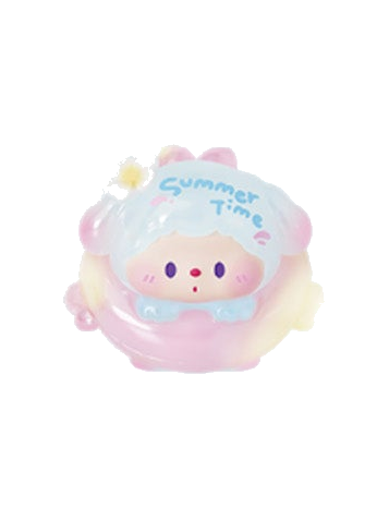 Luludog Summer Time pop bean mini figure from the Summer Journal series