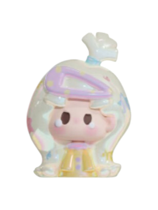 Nunu Birthday Party mini bean figure from the Nunu V3 Mini Hair Clip series