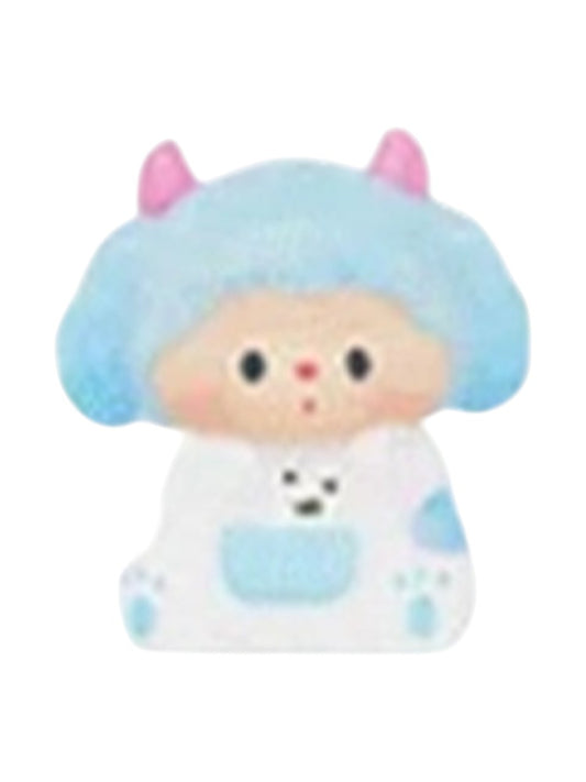 Luludog Happy Cow SR pop bean mini figure from the Ranch Story series