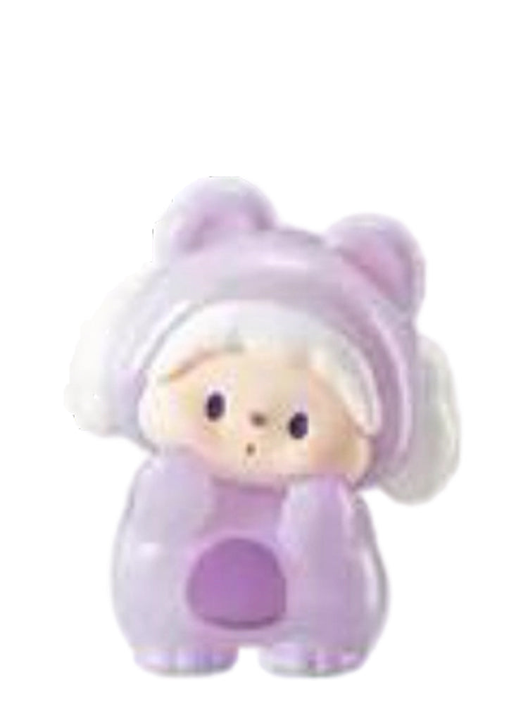 Luludog Grape Jelly pop bean mini figure from the Bear Party V1 series