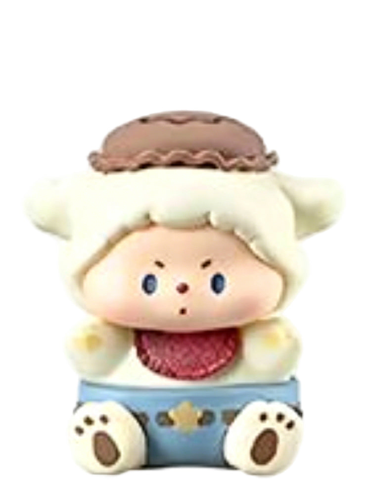 Luludog Cowboy Small Secret pop bean mini figure from the Baby Diary series