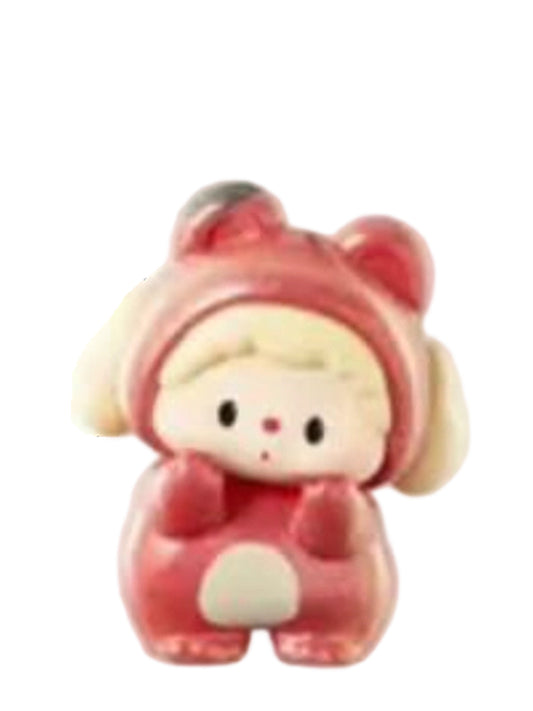 Luludog Red Apple pop bean mini figure from the Bear Party V2 Spring Picnic series