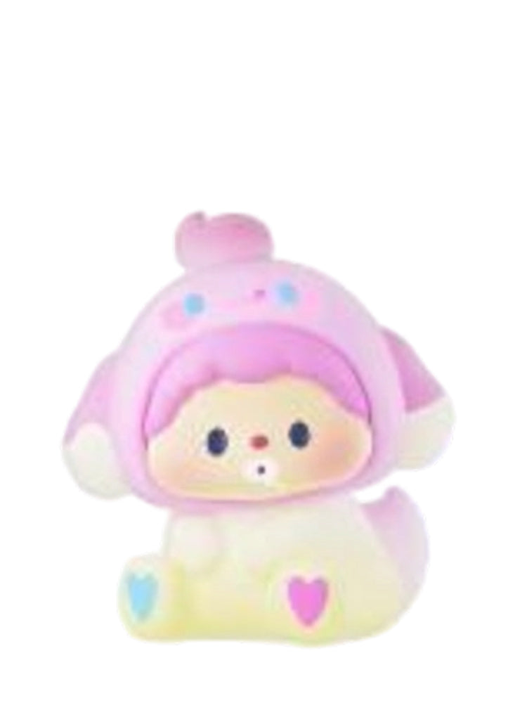 Luludog Cream Thief pop bean mini figure from the Mini Monster Brawl series