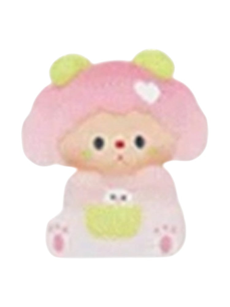 Luludog Peach Sheep SR pop bean mini figure from the Ranch Story series