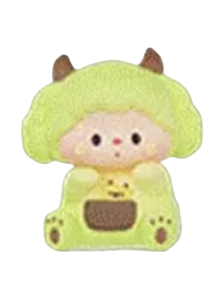Luludog Avocado pop bean mini figure from the Ranch Story series
