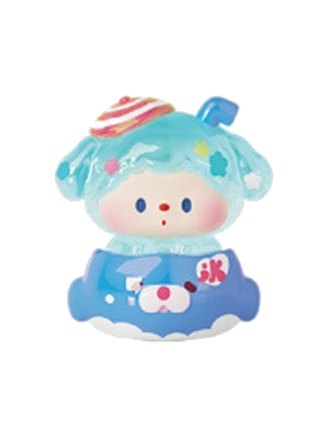 Luludog Sea Salt Shaved Ice Big Secret pop bean mini figure from the Summer Journal series