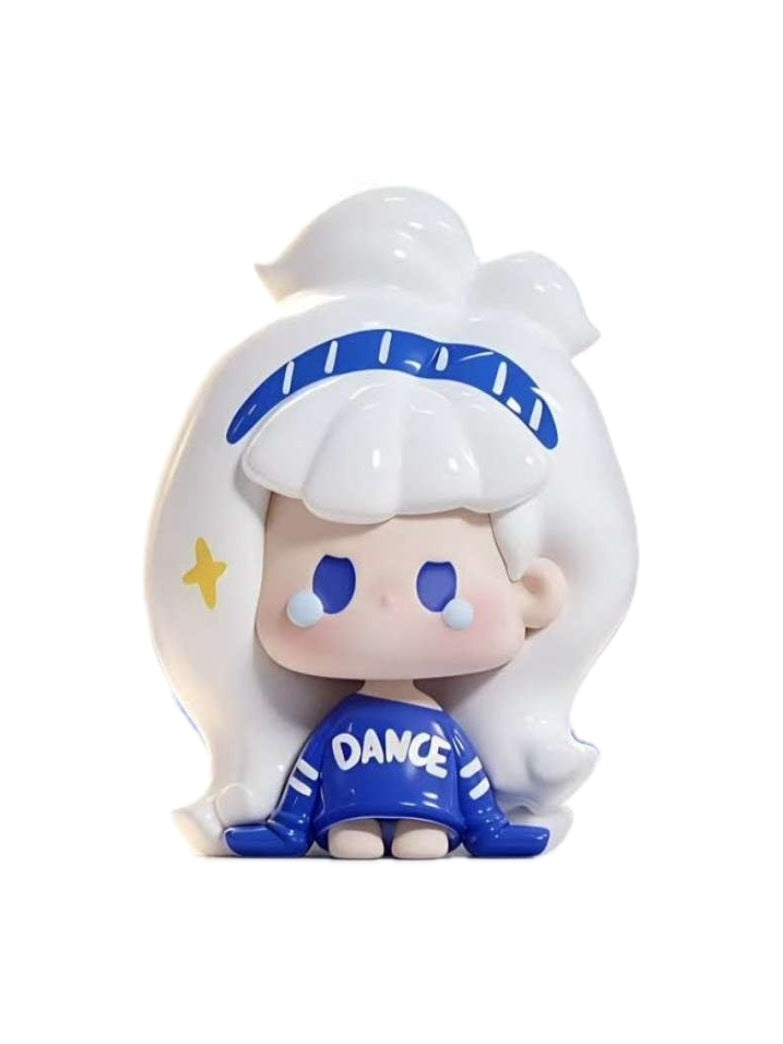 Nunu Dance Crew mini bean figure from the Nunu V2 Remix series