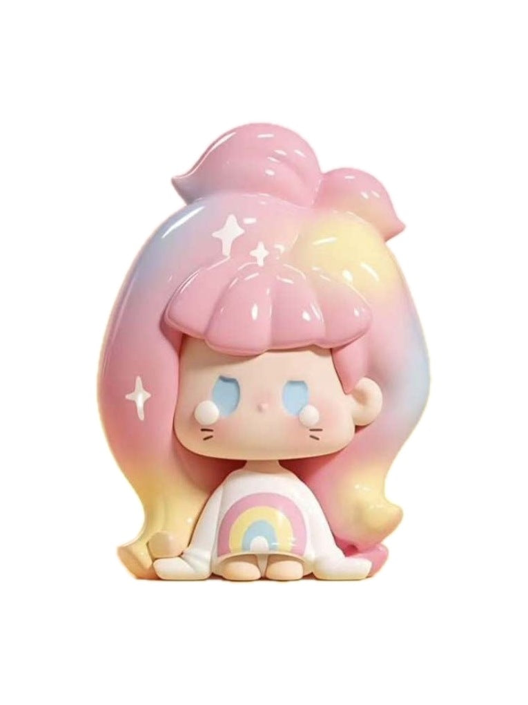 Nunu Rainbow Mallow mini bean figure from the Nunu V2 Remix series