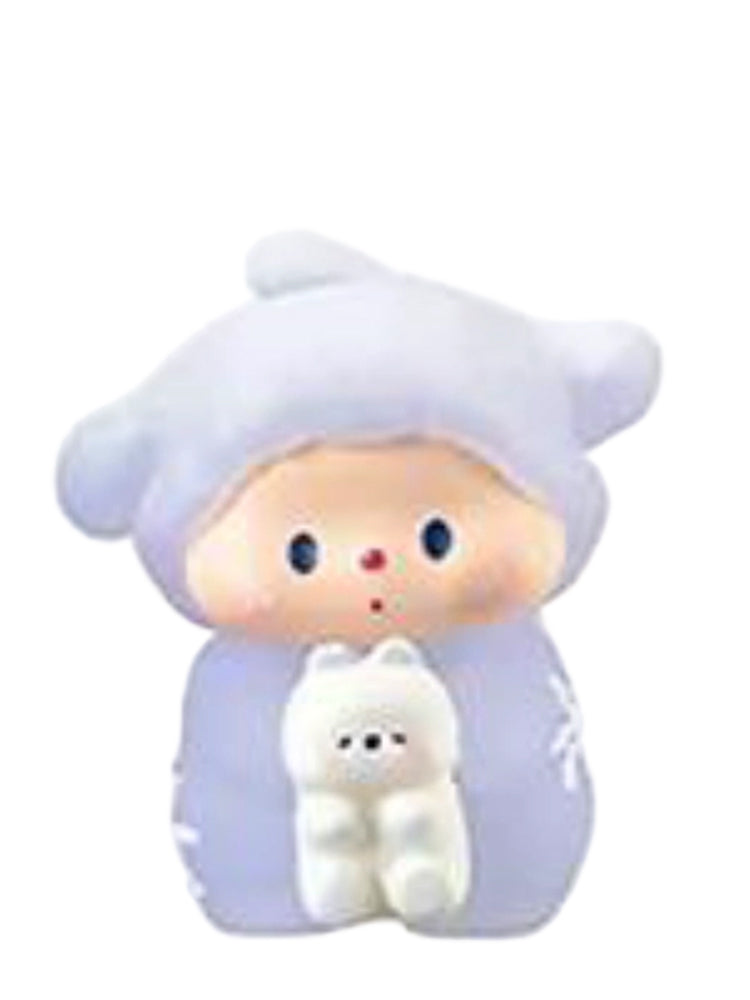 Luludog Glacier Bear pop bean mini figure from the Baby Diary series