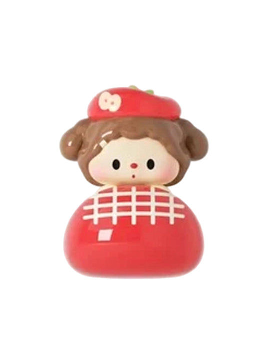 Luludog Cinnamon Apple pop bean mini figure from the Lulu Is Here series