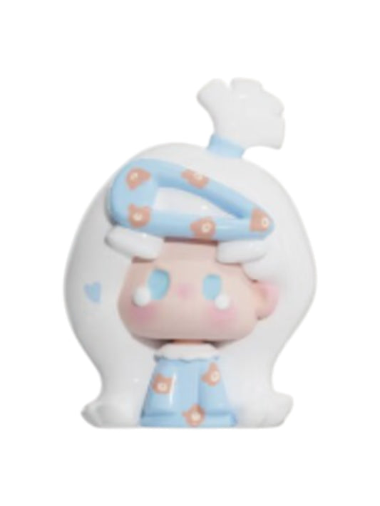 Nunu Sea Salt Teddy mini bean figure from the Nunu V3 Mini Hair Clip series