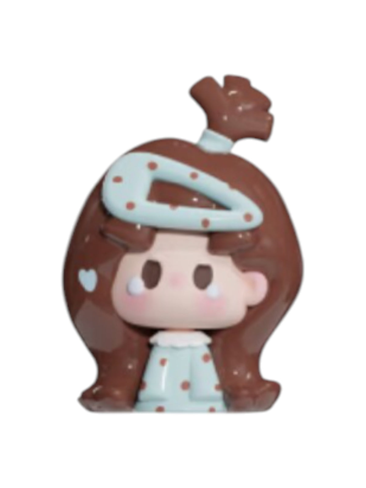 Nunu Sea Salt Canele mini bean figure from the Nunu V3 Mini Hair Clip series