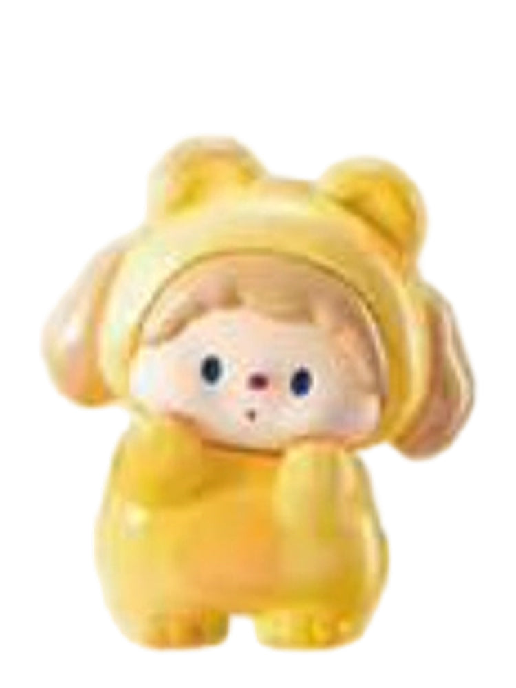 Luludog Cheese Bear pop bean mini figure from the Bear Party V1 series