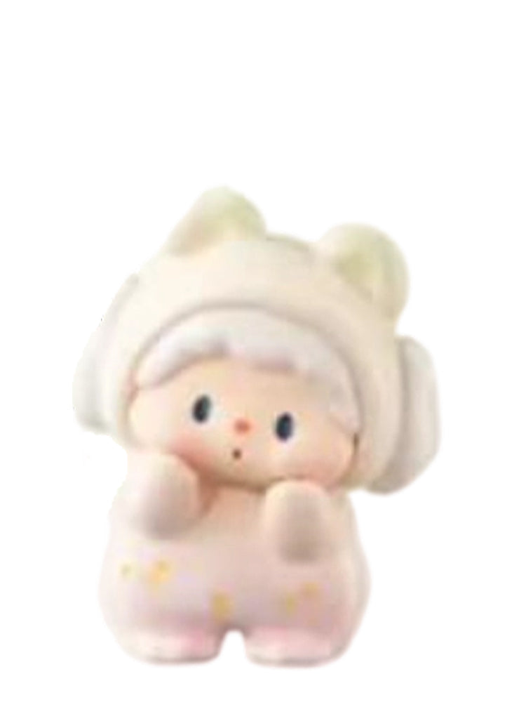 Luludog Lisianthus pop bean mini figure from the Bear Party V2 Spring Picnic series