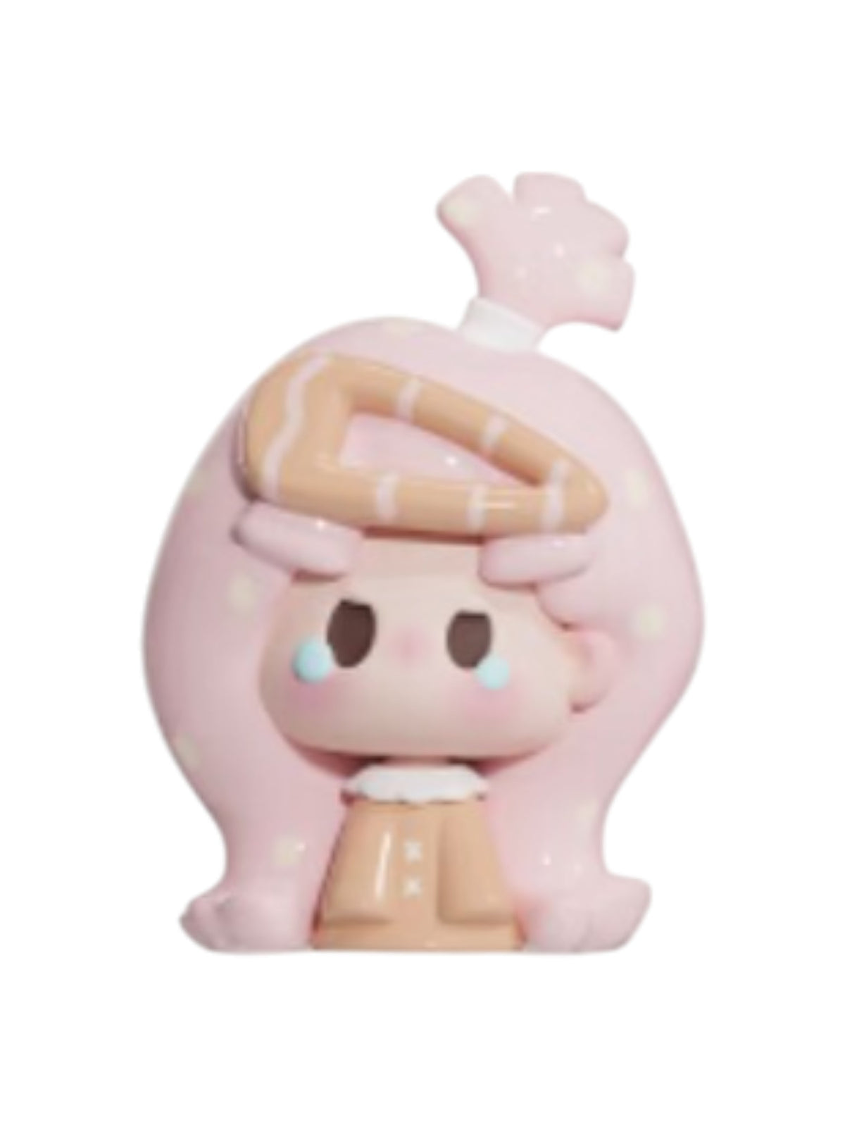 Nunu Strawberry Water mini bean figure from the Nunu V3 Mini Hair Clip series