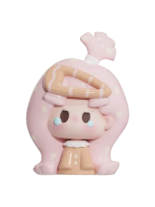 Nunu Strawberry Water mini bean figure from the Nunu V3 Mini Hair Clip series