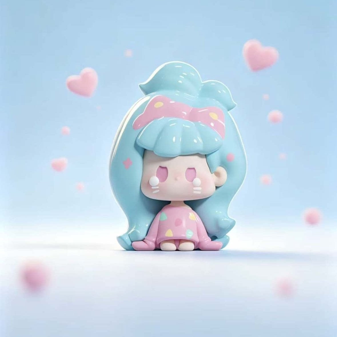 Nunu Cyber Girl mini bean, Nunu V2 Remix series official scene